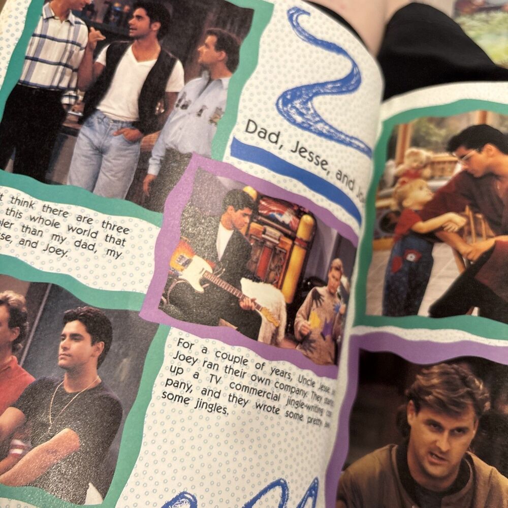 D.J.'S Full House Family Scrapbook 1992 1st Paperback Scholastic Candace Bure - Picture 9 of 16